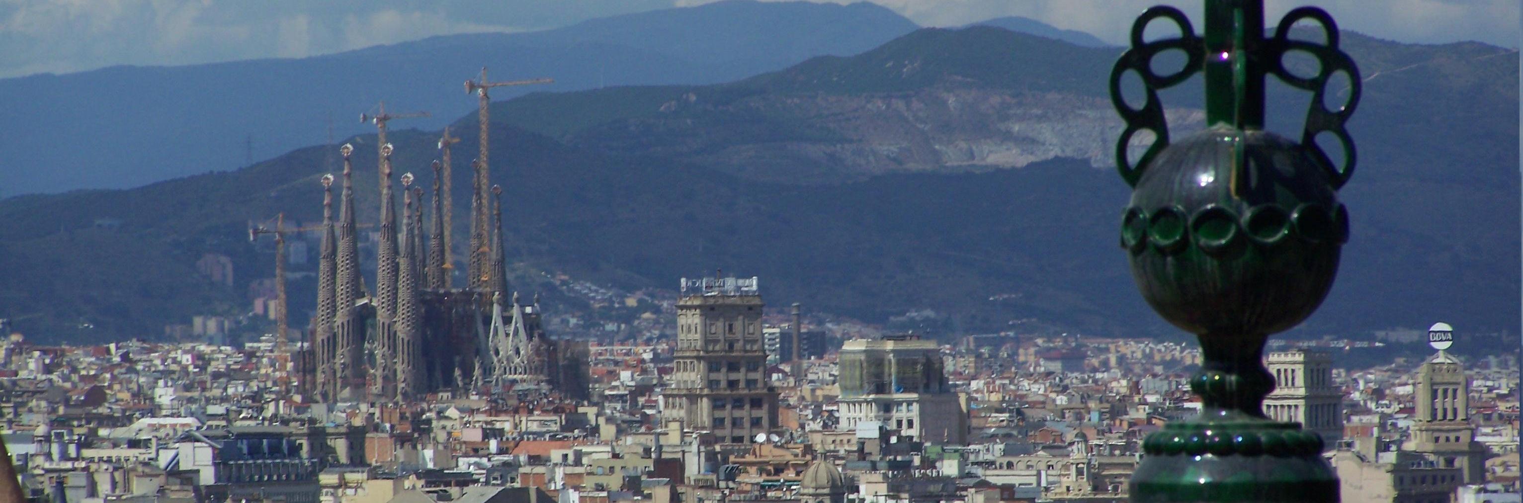View over Barcelona from Montjuic
